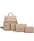 Fashion Flapover 3-in-1 Backpack Set