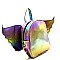 Chic Pom Pom Accent Removable Angel Wing Novelty Backpack MH-PP6746