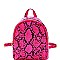 2 WAY SNAKE PRINT BACKPACK