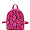 Snake Print 2-Way Medium Backpack Shoulder Bag  MH-PP6859
