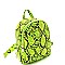 Snake Print 2-Way Medium Backpack Shoulder Bag  MH-PP6859