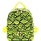 FASHIONABLE SNAKE PRINT BACKPACK