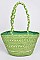 Trendy Straw Tote Bag