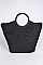 Fashion Crochet Basket Bag