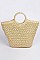 Fashion Crochet Basket Bag