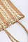 Fashion Whole Straw Tote Bag