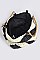 Striped Cross Body Bag