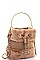 FUR CROSSBODY CLUTCH WITH LINKED CHAIN