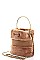FUR CROSSBODY CLUTCH WITH LINKED CHAIN