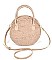 SOFT CIRCULAR FAUX FUR CROSSBODY CLUTCH