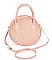 SOFT CIRCULAR FAUX FUR CROSSBODY CLUTCH