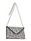 GLITZY SHINE IT ON ENVELOPE CLUTCH