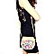 PPC5584-LP Flower Embroidery Flap Cross Body