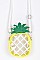 Adorable Clear Pineapple Clutch