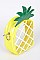 Adorable Clear Pineapple Clutch