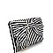 PPC6022-Bow-LP Accent Vintage Canvas Striped Clutch