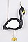 Classic Flamingo Design Clutch