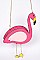 Classic Flamingo Design Clutch