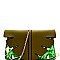 Fashionable Palm Tree Inspired Clutch Green MH-PPC6193