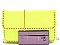 Stud Accent Felt-Suede Flap 2-Way Clutch