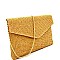 Woven Straw Envelope Clutch MH-PPC6348
