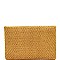 Woven Straw Envelope Clutch MH-PPC6348