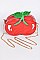 Shiny Cherry Design Clutch