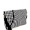 Pin Stripe Tassel Accent Envelope Clutch MH-PPC6434