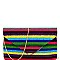 Multi-Color Woven Straw Envelope Clutch MH-PPC6443