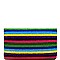 Multi-Color Woven Straw Envelope Clutch MH-PPC6443