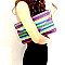 Multi-Color Woven Straw Envelope Clutch MH-PPC6443