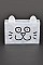 Cute Box with Cat Design Clutch
