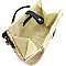 Woven Straw Flap Cross Body