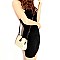Woven Straw Flap Cross Body