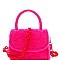 TOP HANDLE FLAP SATCHEL