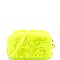 BOXY NEON FAUX FUR CROSS BODY