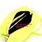 BOXY NEON FAUX FUR CROSS BODY