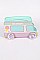 Holographic Ice Cream Truck Clutch