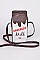 Spilled Chocolate Milk Clutch Bag