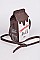 Spilled Chocolate Milk Clutch Bag