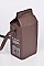 Spilled Chocolate Milk Clutch Bag