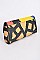Color Palette Animal Print Clutch