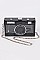 See Through Camera Clutch Bag