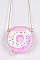Yummy Donut Crossbody Clutch Bag