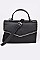 Beaded Leatherette Cross Body Clutch