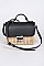 Chic Bamboo Weaved Messenger Crossbody Bag