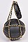 Monotone Basketball Clutch Bag