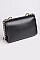 Leatherette Cross Body Clutch