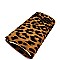 Fashionable Smartphone Friendly Frame Leopard Print Snap Wallet Beige MH-PPW2186