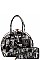 2IN1 STYLISH FAMOUS PEOPLE MAGAZINE LONG STRAP SATCHEL JYPQ-026-1W